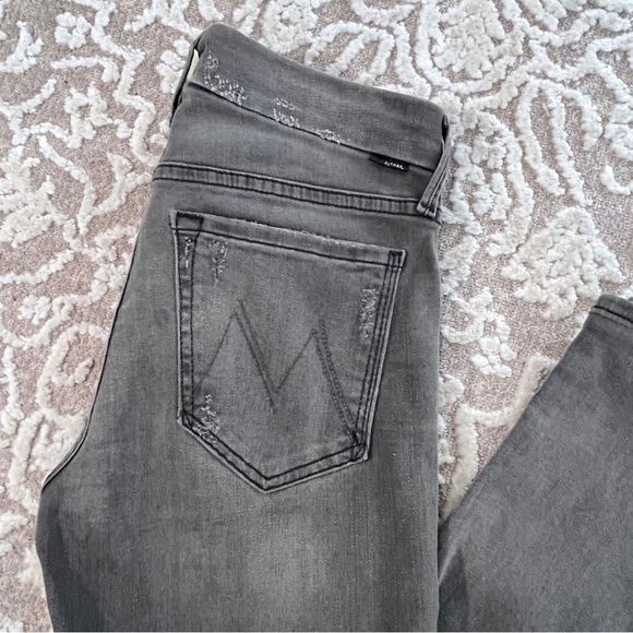 Mother The Looker Distressed Fixed Hem Jeans - Picture 5 of 16